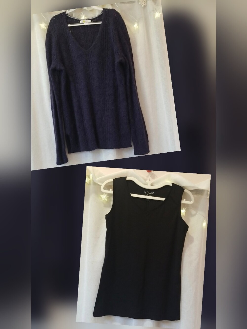 Boden Deep Blue Wool Blend Sweater And Shirt Bundle - Small